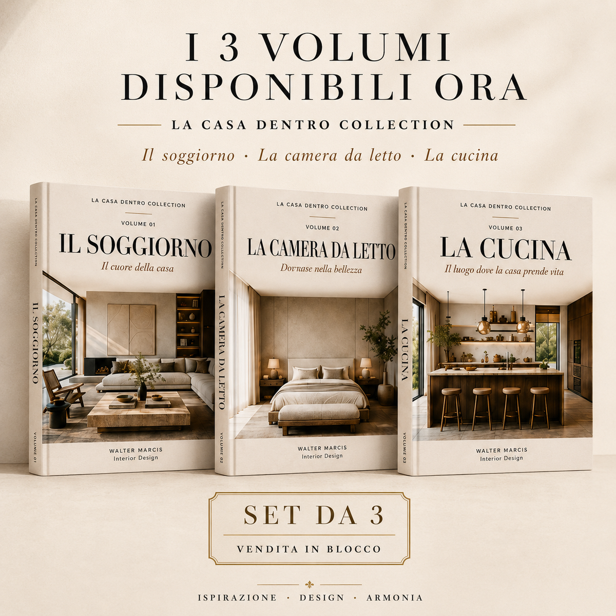 LA CASA DENTRO COLLECTION — Set dei primi 3 Volumi